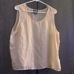 Milano women’s XL light tan tank top